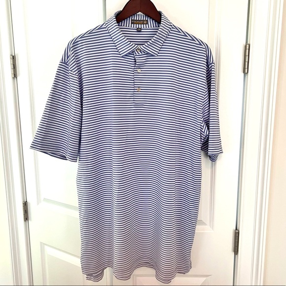 Peter Millar Summer Comfort Short Sleeve Striped Polo - Picture 4 of 7